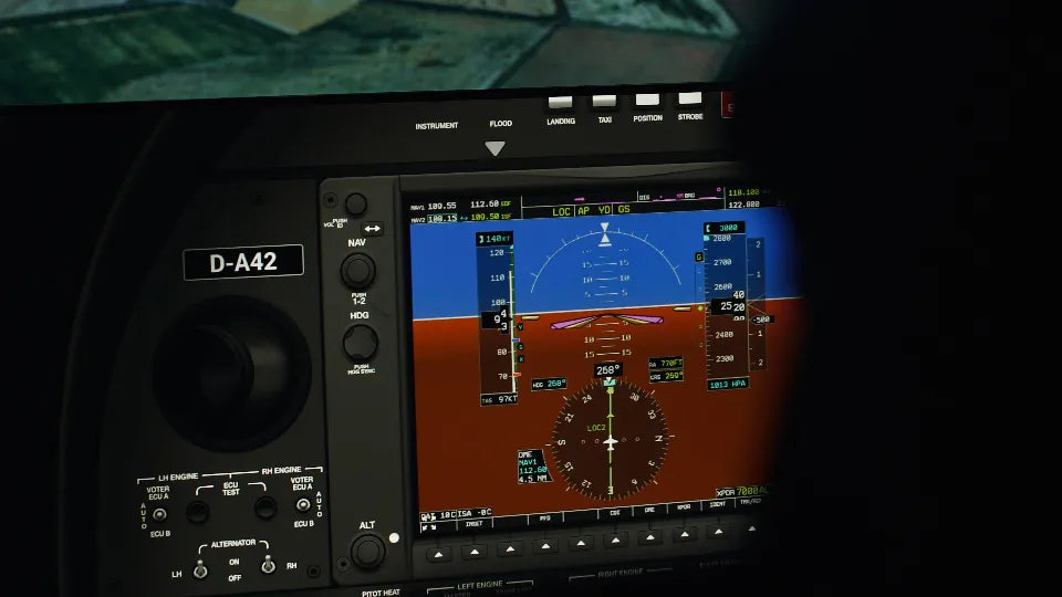Twin-Engine Aircraft Flight Simulator Experience