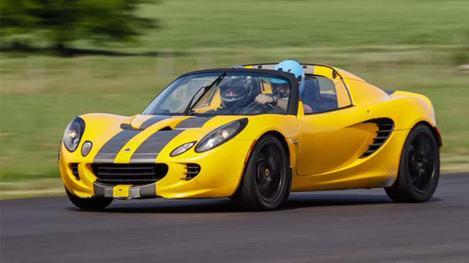 Sports car Lotus Elise during training at Dragon Track