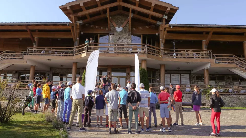 Final junior golf tournament and awards ceremony in Bansko