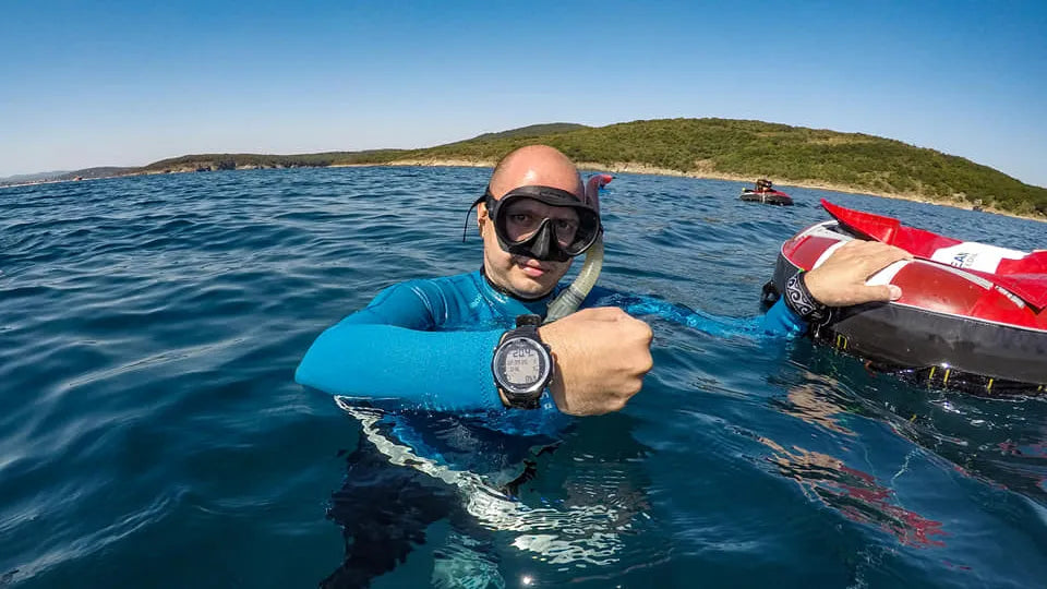AIDA 2 freediving course in Primorsko – open‑water training session