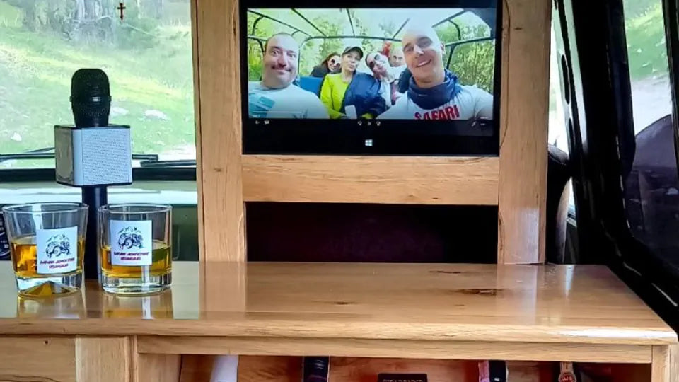 Panoramic view from Milevi Skali on the route