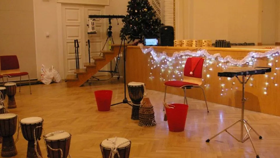 Percussion instruments for a kids’ music party in Sofia – gift voucher