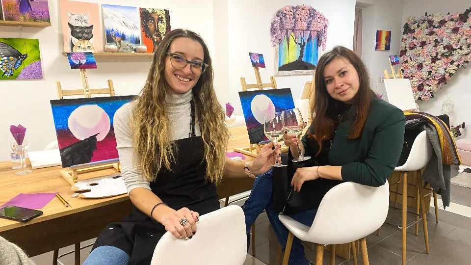 Voucher for sip and paint in Sofia Center
