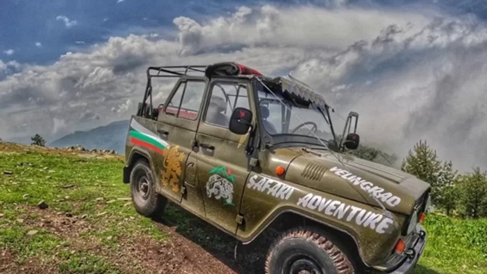 Off‑road track in the Rhodopes with professional driver