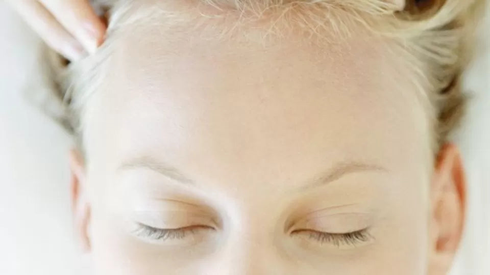 Detail of neck and shoulder anti-stress massage in Sofia