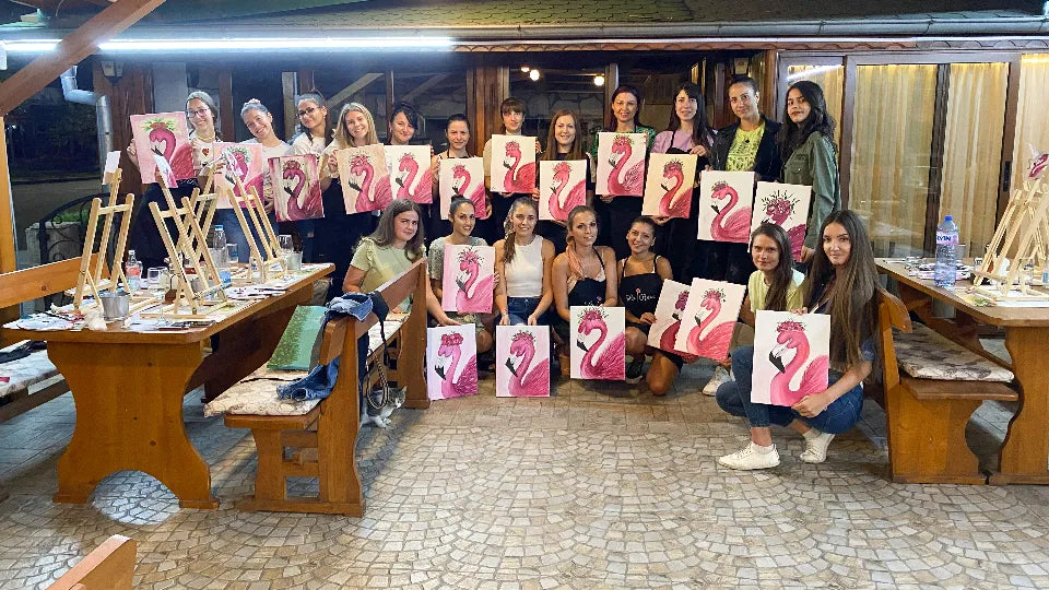 Voucher for private paint and sip party in Sofia
