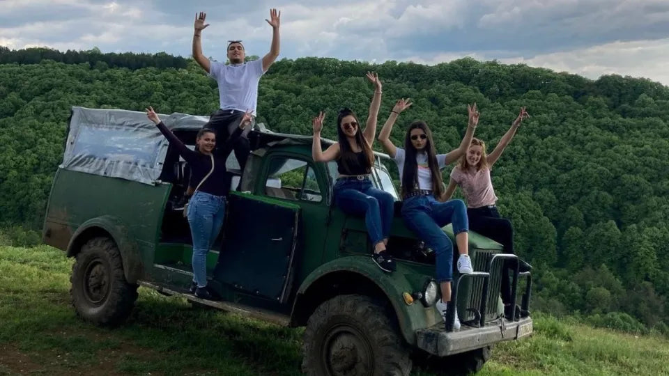 Panoramic views on a 4x4 bus safari in Veliko Tarnovo