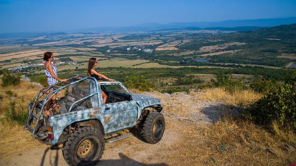 Jeep adventure for two above Arbanasi, Veliko Tarnovo