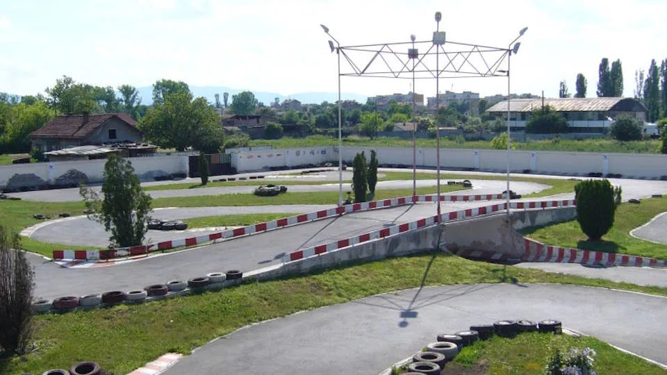 Karting training at Benkovski Track in Sofia