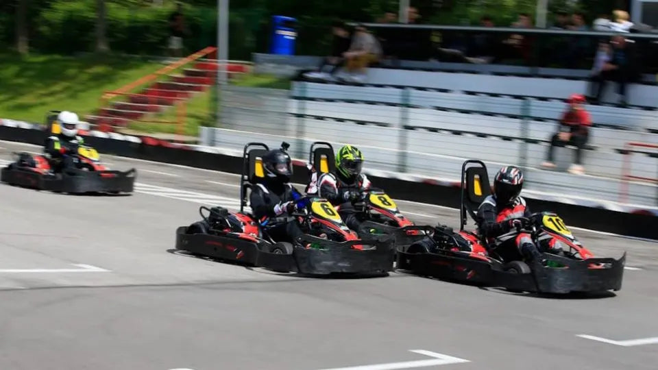Karting course in Sofia at Krasna Polyana track – cornering on the circuit
