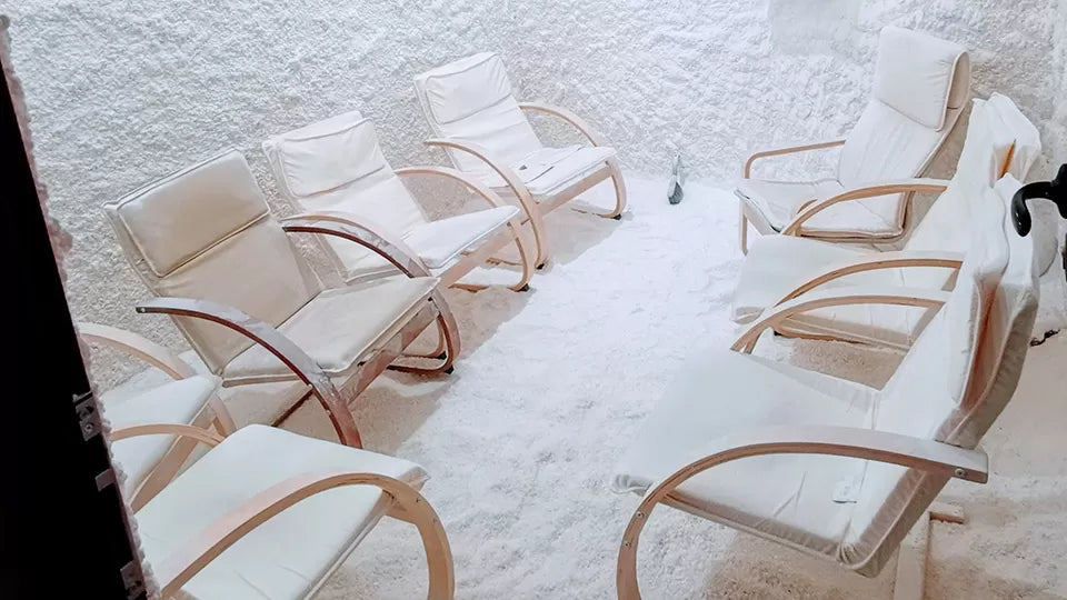 Salt room session at The Mall Sofia – comfortable chairs