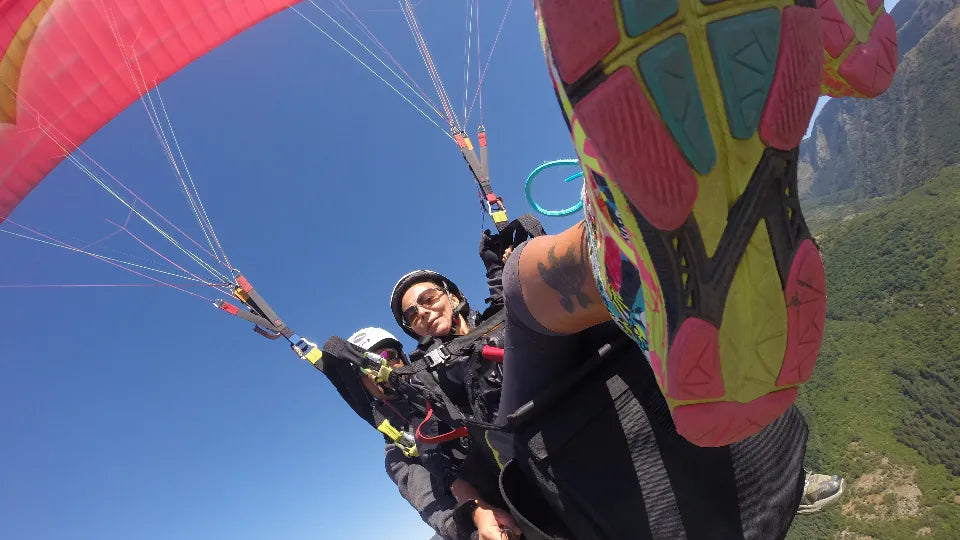Paragliding over Sopot with panoramic views