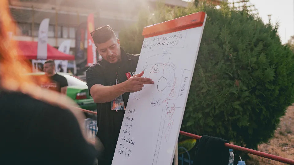 Drift training at Sapareva Banya track with instructor