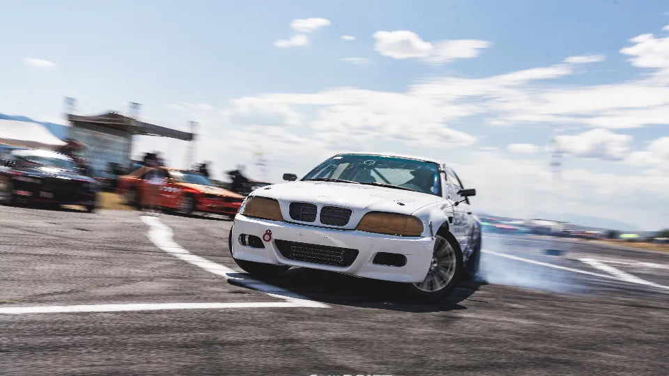 Prepared drift car during training at Sapareva Banya