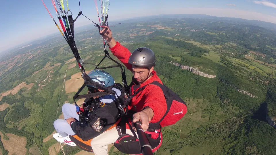 Paragliding landing zone near Skalsko, Gabrovo region