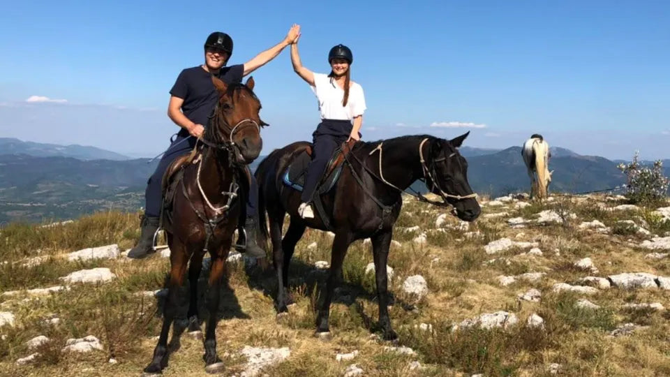 Horseback riding and archery near Svoge in the Balkan Mountains