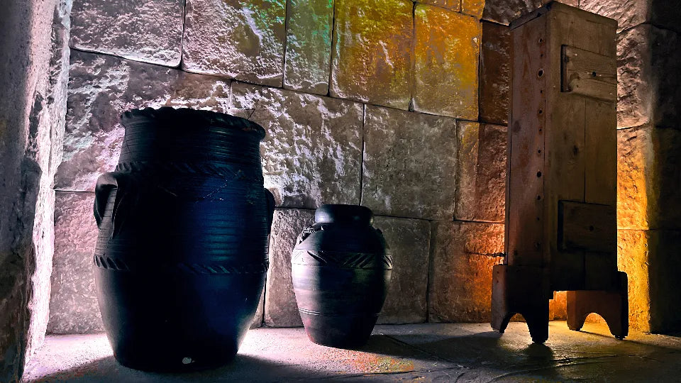 Egyptian pyramid details in a Sofia escape room