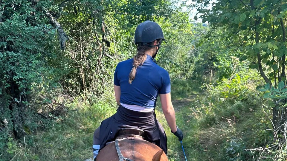 Horseback trail ride near Svoge on the way to Stolo Rock