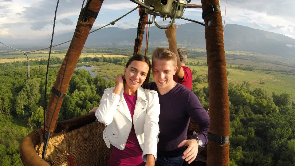 Private 60-minute hot air balloon flight near Gabrovo/Sevlievo