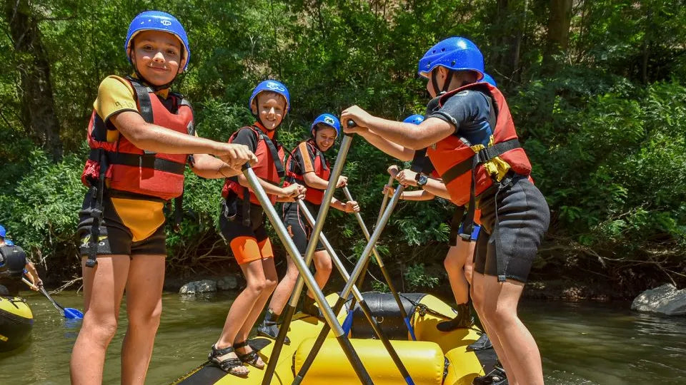 Kresna Gorge summer kids camp – rafting on the Struma River