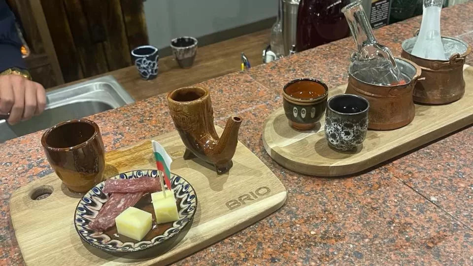 Distillation exhibits at a rakia museum in Sofia