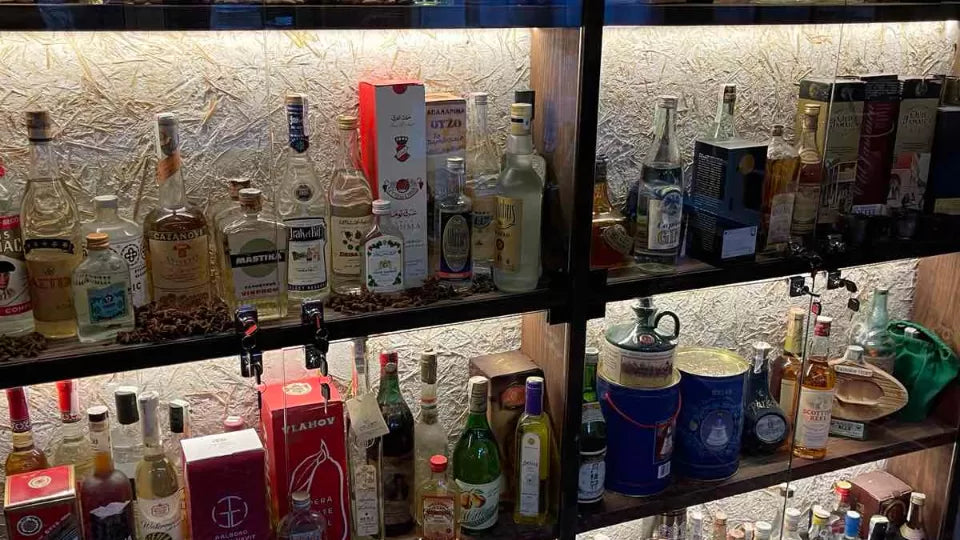 QR audio guide used during a rakia tasting visit in Sofia