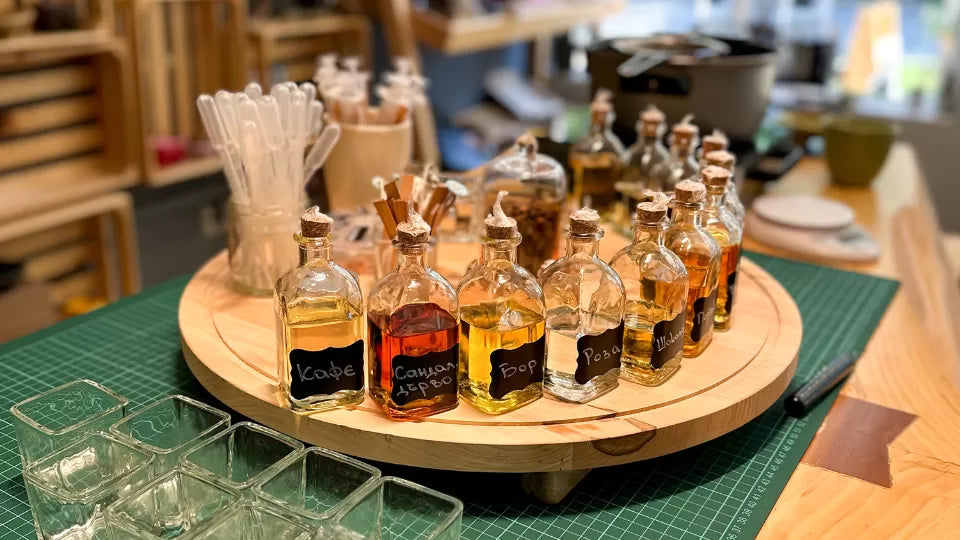 Уъркшоп за двама - Изработка на ароматни свещи в стъкло Арт работилници