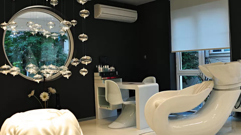 Hair treatment and blow-dry — beauty and relaxation