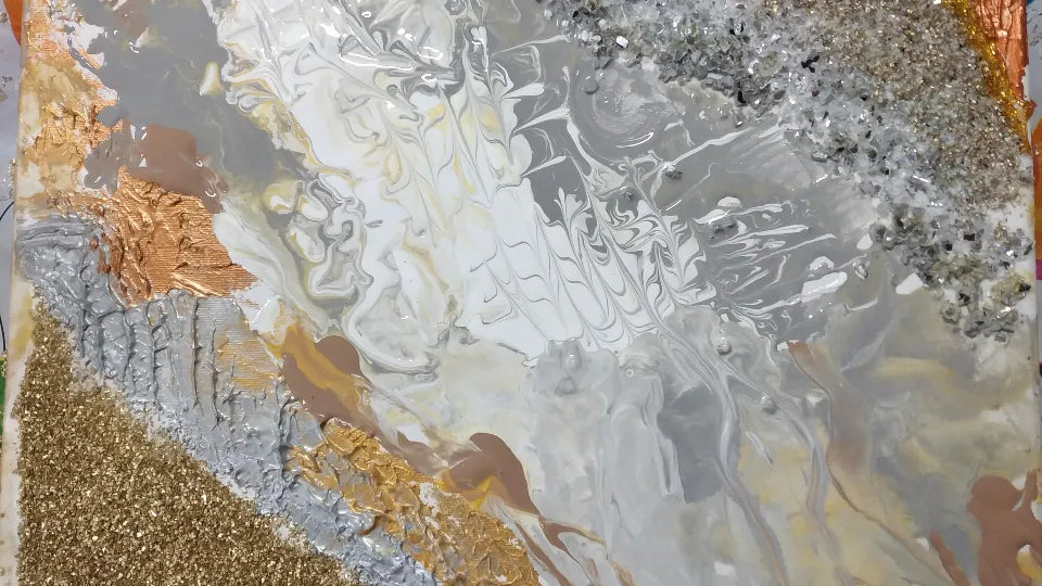 Gift voucher for a fluid art workshop in Sofia