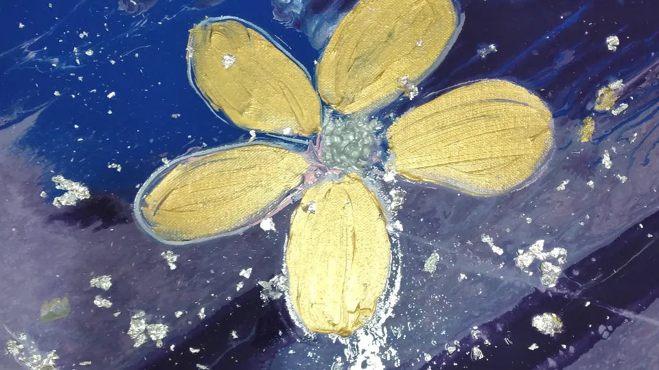 Fluid art workshop in Sofia – acrylic pouring on canvas