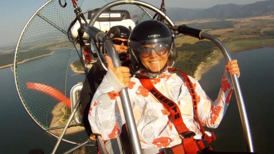 Полет с паратрайк край Казанлък Казанлък