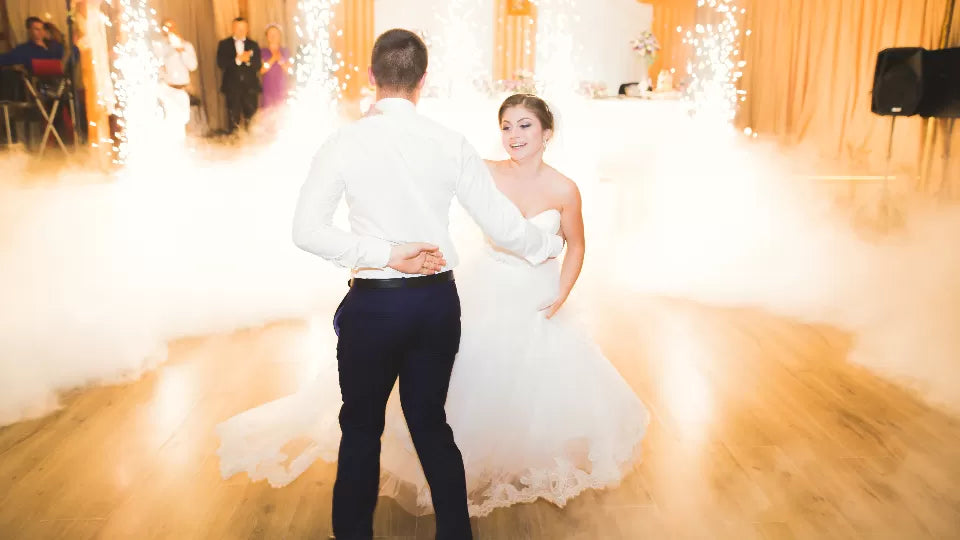 Wedding first dance lessons in Plovdiv – couple practicing with a choreographer