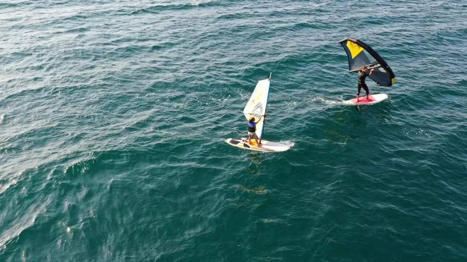 Wing surf lesson in Tsarevo at Camping Nestinarka
