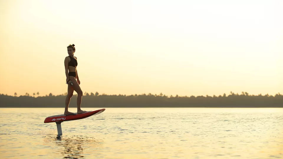 20 минути урок по каране на Е-фойл на яз. Искър Водни спортове