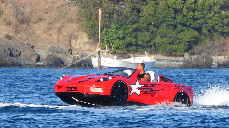 Two-seater Jet Car on the waves near Smokinya Beach