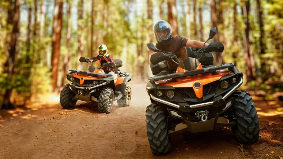 ATV off‑road in Golden Sands near Varna on a forest trail