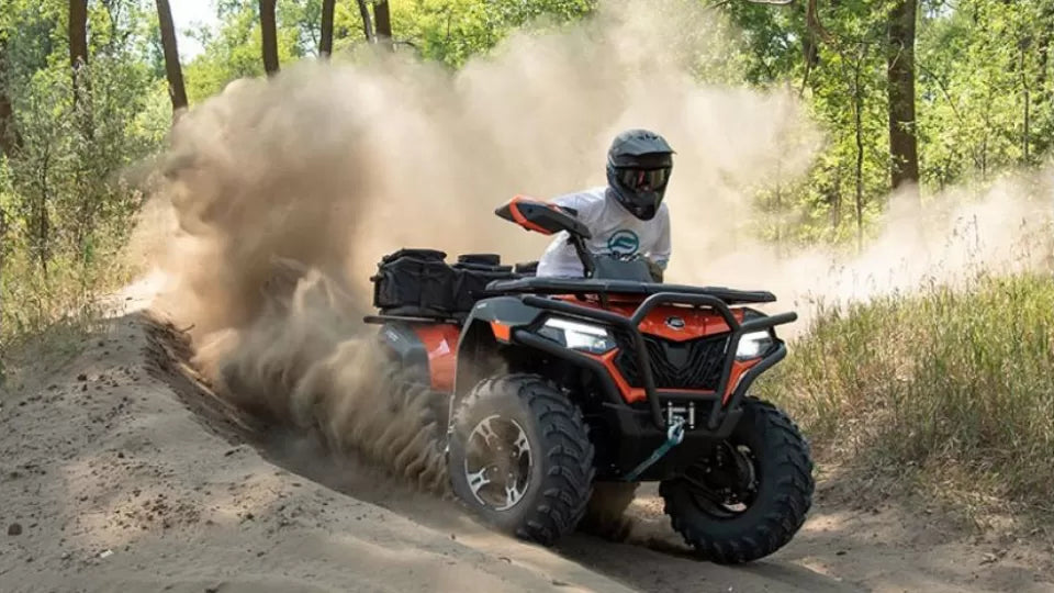 ATV ride on forest trails near Aladzha Monastery, Varna
