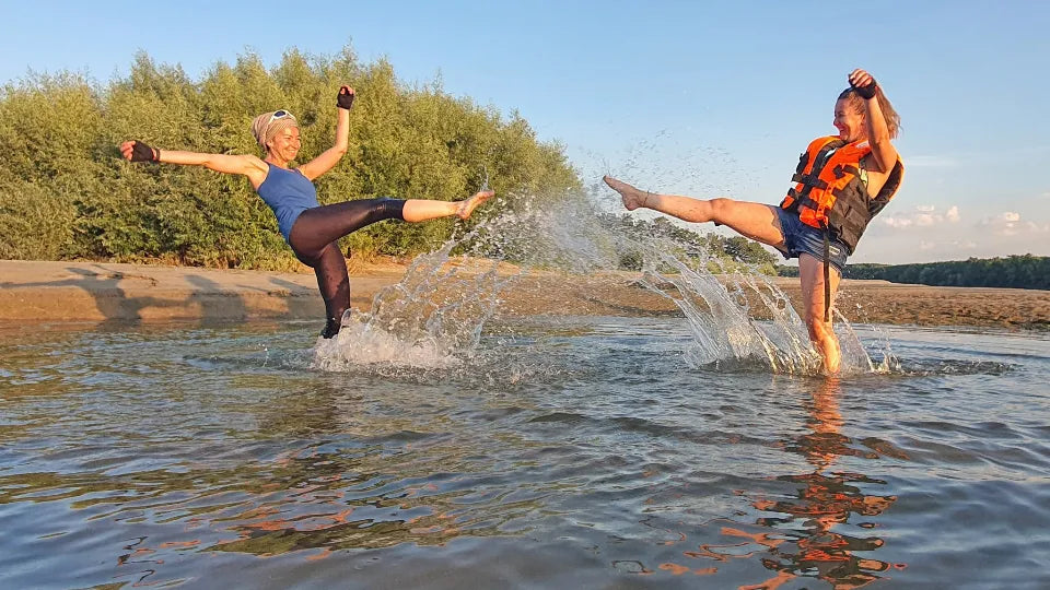 С КАЯК ДО ОСТРОВИТЕ ПЕРСИН И МАГАРЕЦ Белене