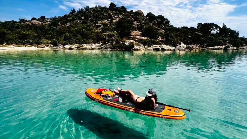 SUP Diaporos Halkidiki – paddling in clear emerald waters