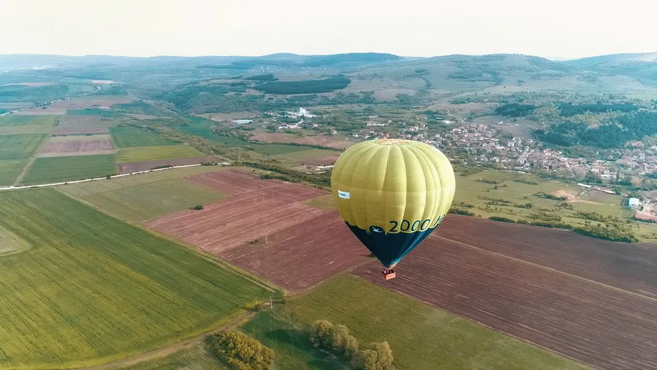 Romantic private balloon flight in the Sofia North area