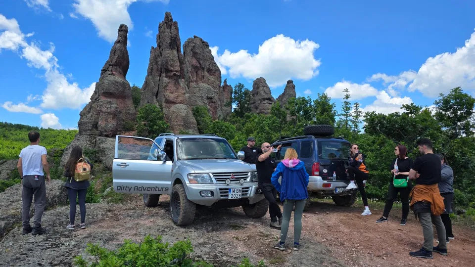 4x4 jeep near the Belogradchik Rocks, Belogradchik