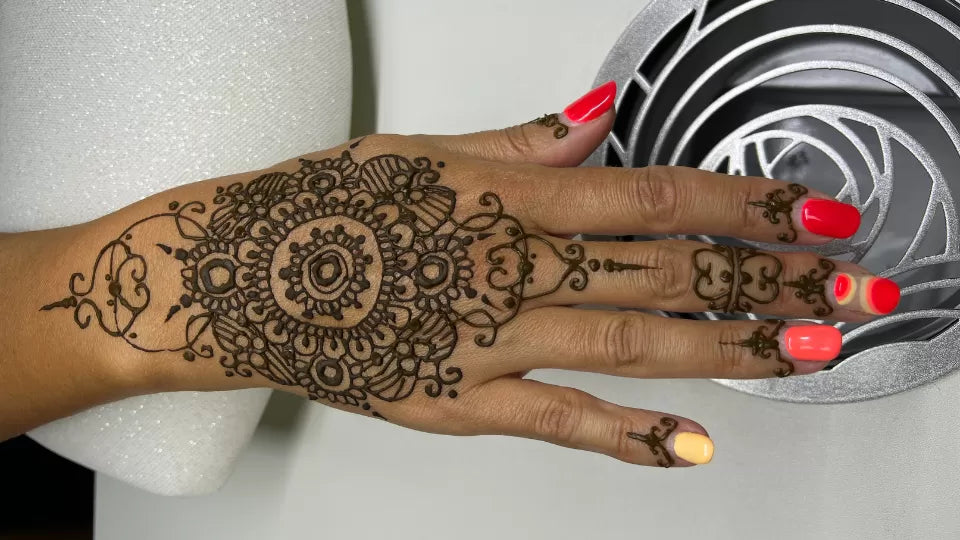 Design catalogue with mandalas, chakras, and symbols in Sofia studio