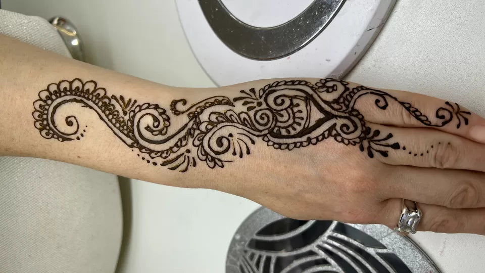 Gift voucher for a henna or jagua temporary tattoo in Sofia, Reduta