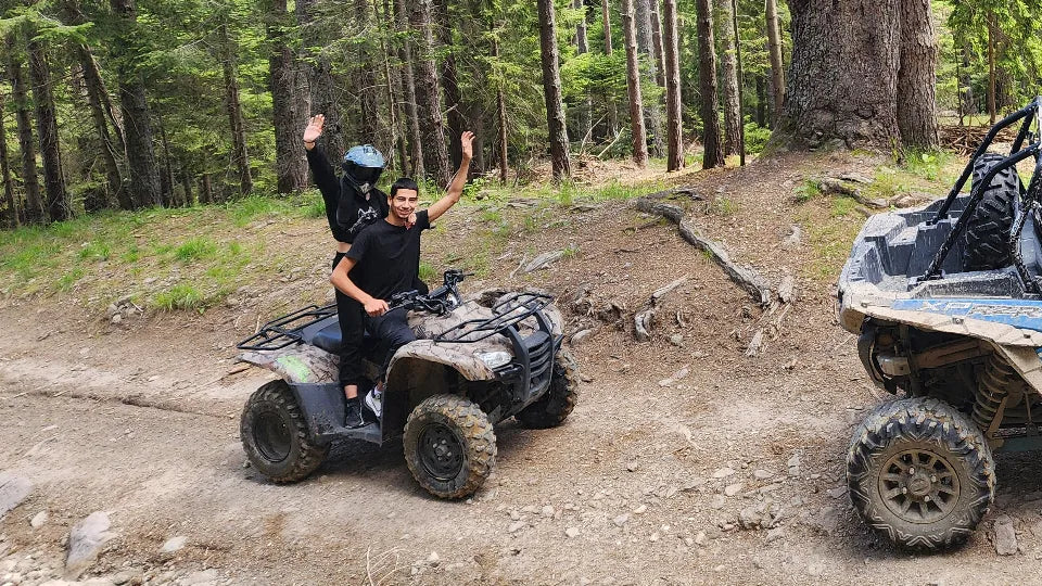 ATV tour in Smolyan to Red Rock with mountain views