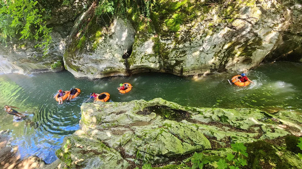 Arda River tubing near Smolyan — floating through the canyon