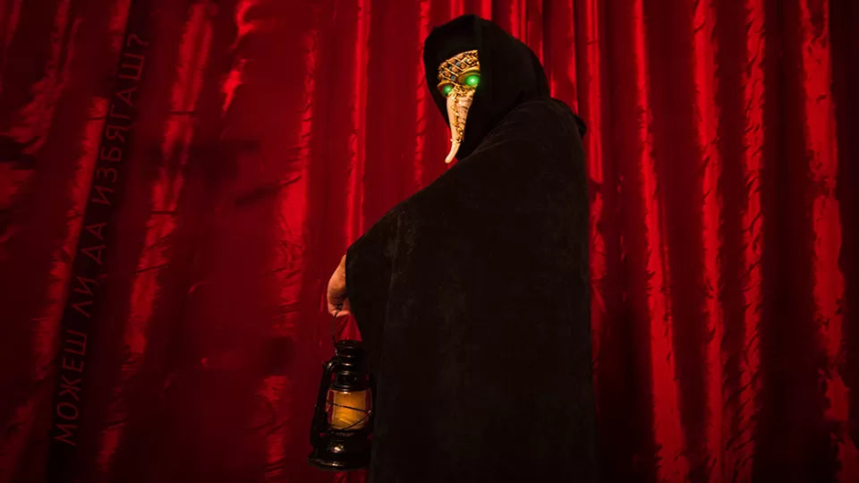 Team playing an escape room in Varna city center