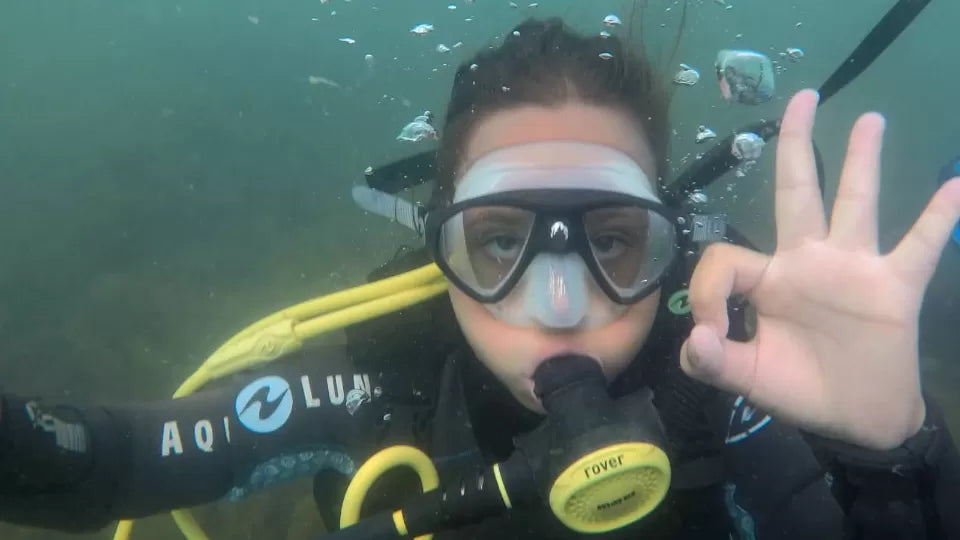 Underwater scuba photo during a guided dive, Nessebar area