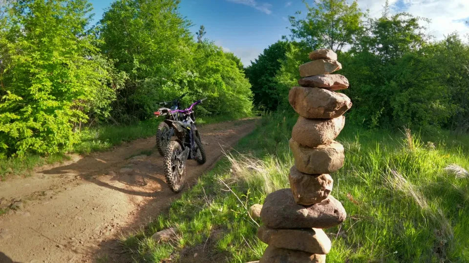 Lyulin viewpoint during electric motorcycle tour near Sofia