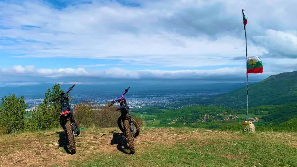 Protective gear for electric motorcycle tour in Gorna Banya