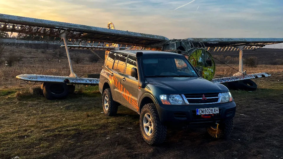 Jeep off-road tour near Varna on a forest track